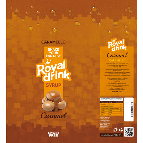 ROYAL DRINK Caramel Syrup 700 ml