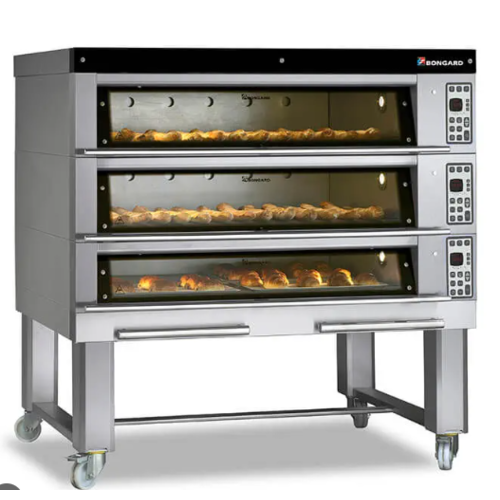 BONGARD BONGARD Soleo M3- 3 Deck Oven with Stand, Hood and Integrated Loader (USED)