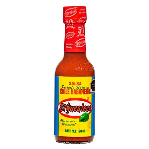 EL YUCATECO Red Habanero Sauce 4oz