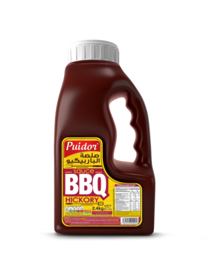 PUIDOR Barbeque Hickory Sauce 6 x 2.4 KG