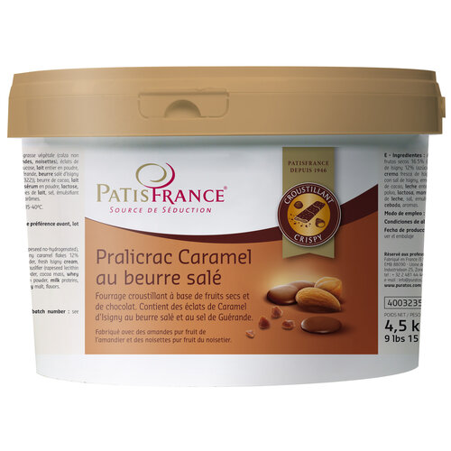 PATISFRANCE Pralicrac Salted Butter Caramel 4.5 KG