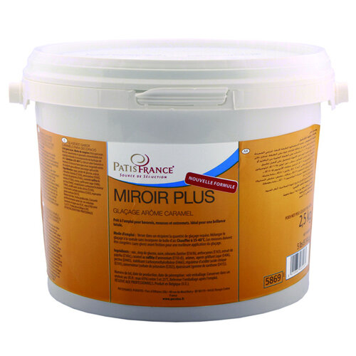 PATISFRANCE Caramel Miroir Plus 10 x 2.5 KG