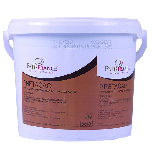 PATISFRANCE Pretacao Soft Cocoa Paste 2 x 5 KG