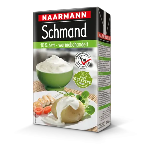 NAARMANN Sour Cream 24% Fat  Combibloc 12 x 1 KG