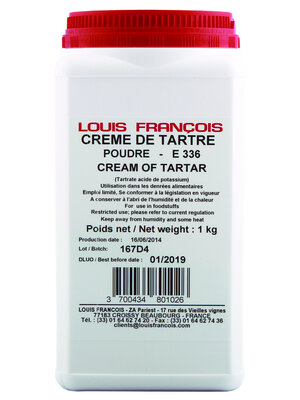 LOUIS FRANCOIS Cream of Tartar 12 x 1 KG