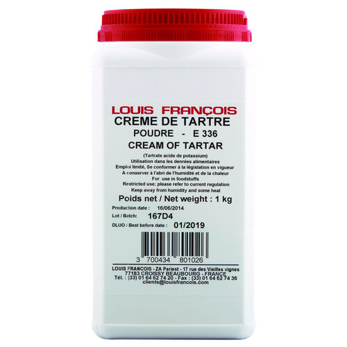 LOUIS FRANCOIS Cream of Tartar 12 x 1 KG