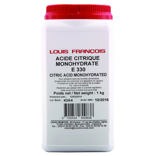 LOUIS FRANCOIS Citric Acid Powder 1 KG