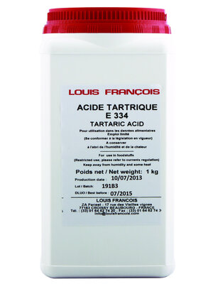 LOUIS FRANCOIS Tartaric Acid 1 KG