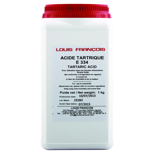 LOUIS FRANCOIS Tartaric Acid 1 KG