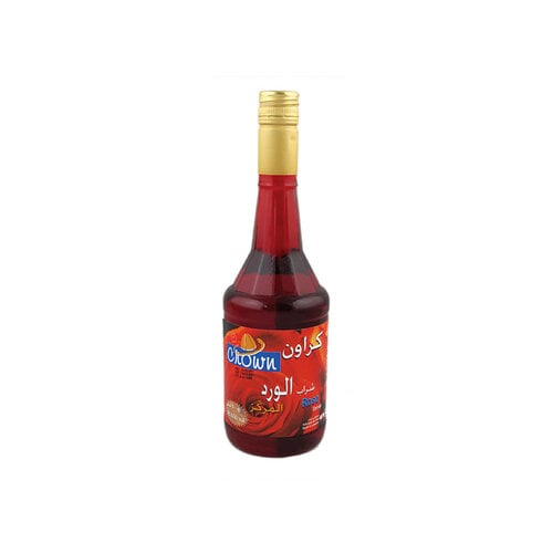 CROWN Rose Syrup 12 x 600 ml