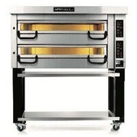 PM 722ED - PizzaMaster Two Stone Hearth, Two Deck, Modular Electric Deck Pizza Oven – 700 Series