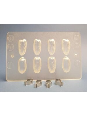 BRUNNER MOULDS Fruits Dates Moulds 256 x 164 mm x 2 Pieces