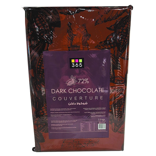 365 - B&P INGREDIENTS Dark Chocolate 72% 2.5 KG