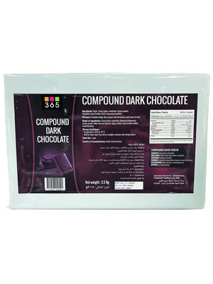 365 - B&P INGREDIENTS Dark Chocolate Compound 2.5 KG