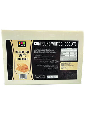 365 - B&P INGREDIENTS White Chocolate Compound 2.5 KG