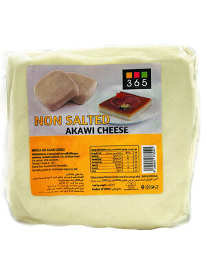 365 - B&P INGREDIENTS Non Salted Akawi Cheese 10 KG