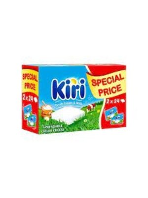 KIRI Cheese Squares (2 x 24 portions) 8 x 864 Grams