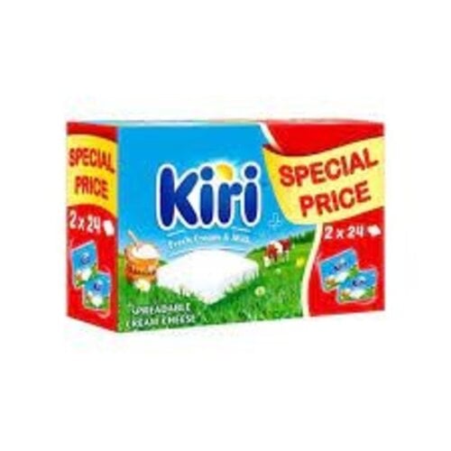 KIRI Cheese Squares (2 x 24 portions) 8 x 864 Grams