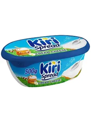 KIRI Cream Spread Snow Tub 8 x 500 Grams