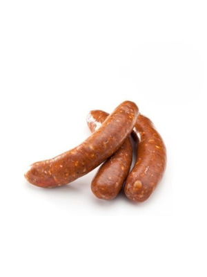 CARNE MEATS Frozen Raw Coarse Lamb Merguez Sausages Natural Casing 1 KG