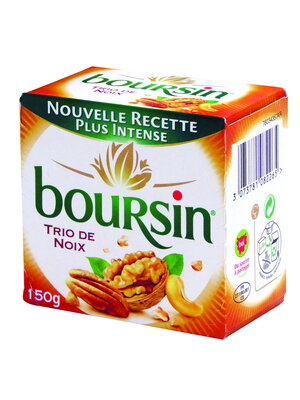 BOURSIN Walnut & Hazelnuts 6 x 150 Grams