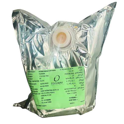 EGGWAY Liquid Frozen Egg Yolk Plastic 4 x 5 KG