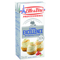 Excellence Whipping Cream 35% Fat 12 x 1 Liter