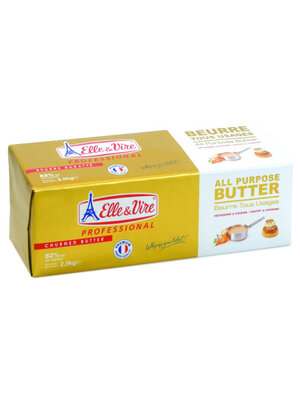 ELLE & VIRE Butter Block 82% 4 x 2.5 KG