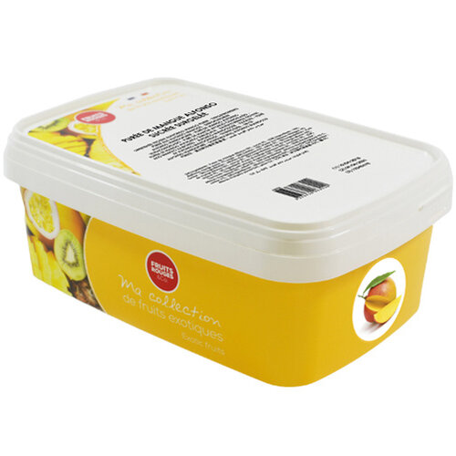 FRUITS ROUGES DE L'AISNE Mango Puree 100% FRZ 6 x 1 KG