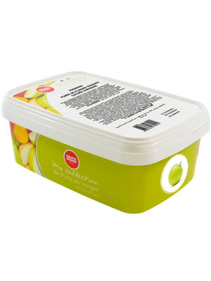 FRUITS ROUGES DE L'AISNE Green Apple Puree 90% FRZ 6 x 1 KG