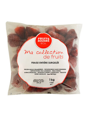 FRUITS ROUGES DE L'AISNE Strawberry Whole FRZ 5 x 1 KG