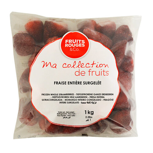 FRUITS ROUGES DE L'AISNE Strawberry Whole FRZ 5 x 1 KG
