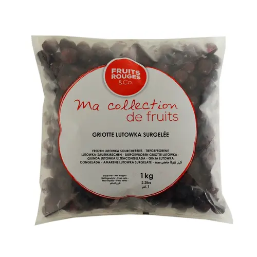 FRUITS ROUGES DE L'AISNE Sour Cherry Lutowka Whole FRZ 5 x 1 KG