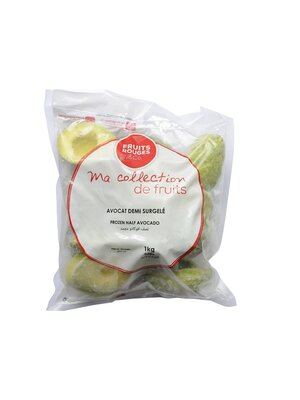 FRUITS ROUGES DE L'AISNE Frozen Half Avocado 8 x 1 KG