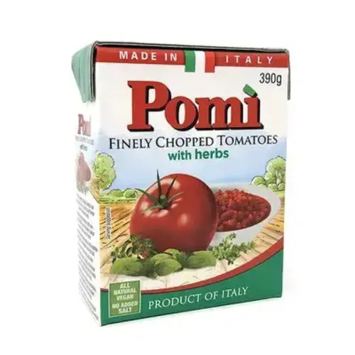 POMI Finely Chopped Tomatoes with Herbs 390 Grams