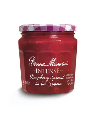 BONNE MAMAN Intense Raspberry Spread 335 Grams