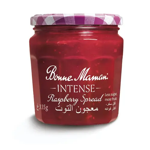 BONNE MAMAN Intense Raspberry Spread 335 Grams