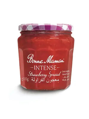 BONNE MAMAN Intense Strawberry Spread 335 Grams