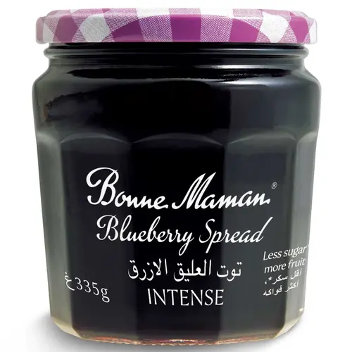 BONNE MAMAN Intense Blueberry Spread 335 Grams