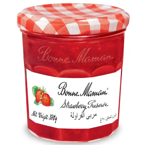 BONNE MAMAN Strawberry Preserve 370 Grams