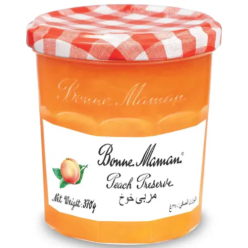 BONNE MAMAN Peach Preserve 370 Grams