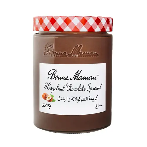 BONNE MAMAN Hazelnut Chocolate Spread with Cocoa, No Palm Oil , 20% Hazelnut