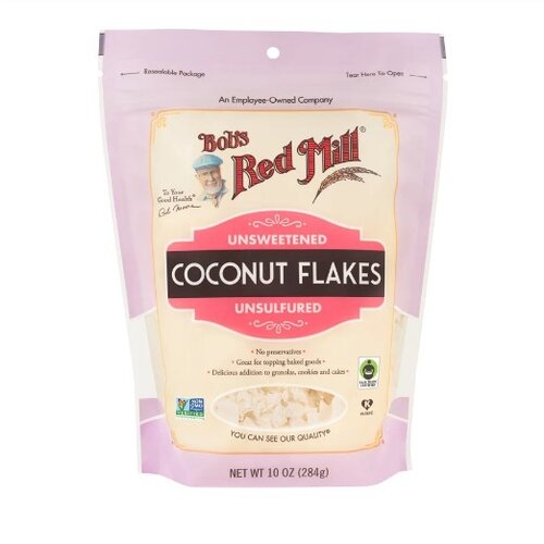 BOB'S RED MILL Coconut Flakes Unsweetened Unsulfured Non-GMO 284 Grams