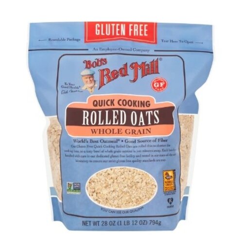 BOB'S RED MILL Oats Quick Cooking Gluten Free Non-GMO 794 Grams