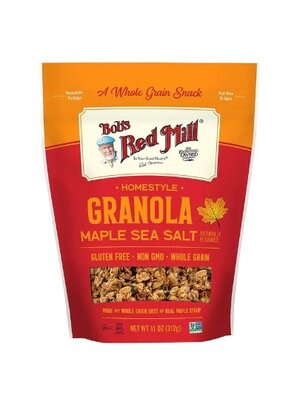 BOB'S RED MILL Granola Maple Sea Salt, Gluten Free, Whole Grain, Non-GMO 312 Grams