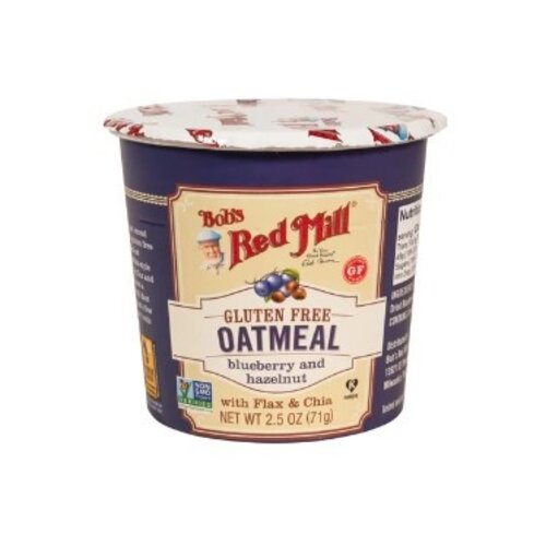 BOB'S RED MILL Oatmeal Cup Blueberry & Hazelnut Gluten Free 71 Grams