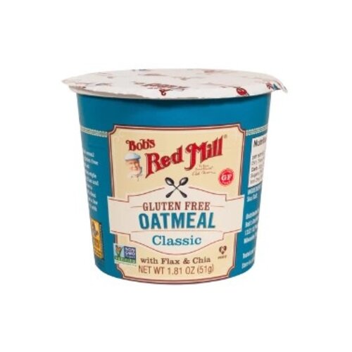 BOB'S RED MILL Oatmeal Cup Classic Gluten Free 51 Grams