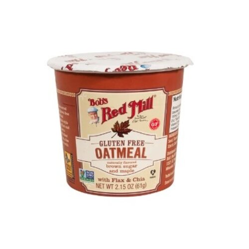 BOB'S RED MILL Oatmeal Cup Brown Sugar & Maple Gluten Free 61 Grams