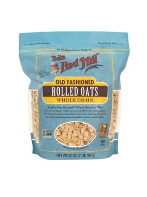 BOB'S RED MILL Old Fashioned Rolled Oats Whole Grain Non-GMO 907 Grams