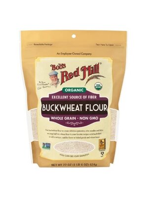 BOB'S RED MILL Organic Whole Grain Buckwheat Flour 624 Grams